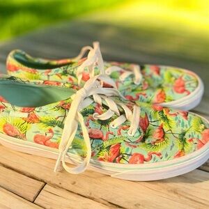 Vans Ultracush Shoes Pink Flamingo Womens Size 6 Low Top Lace Up Skateboard NEW